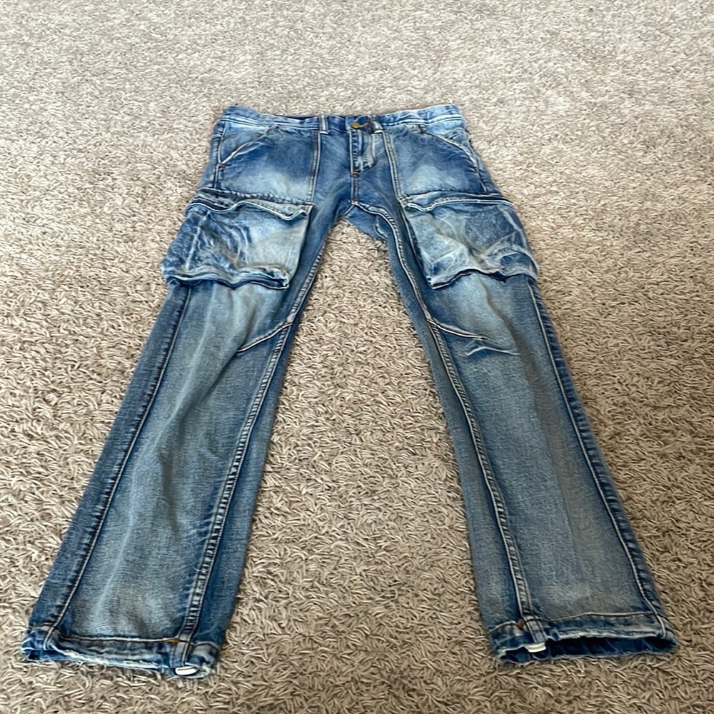 mnml.la straight deniem cargo pants